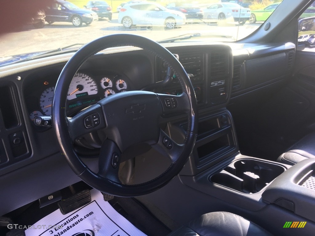 2003 Silverado 1500 SS Extended Cab AWD - Arrival Blue Metallic / Dark Charcoal photo #18