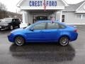 2011 Blue Flame Metallic Ford Focus SES Sedan  photo #4