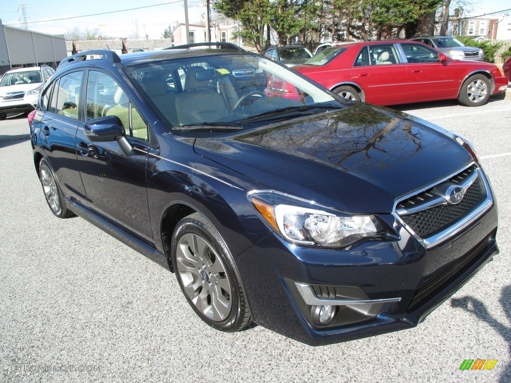 Dark Blue Metallic 2016 Subaru Impreza 2.0i Sport Premium Exterior Photo #112026780