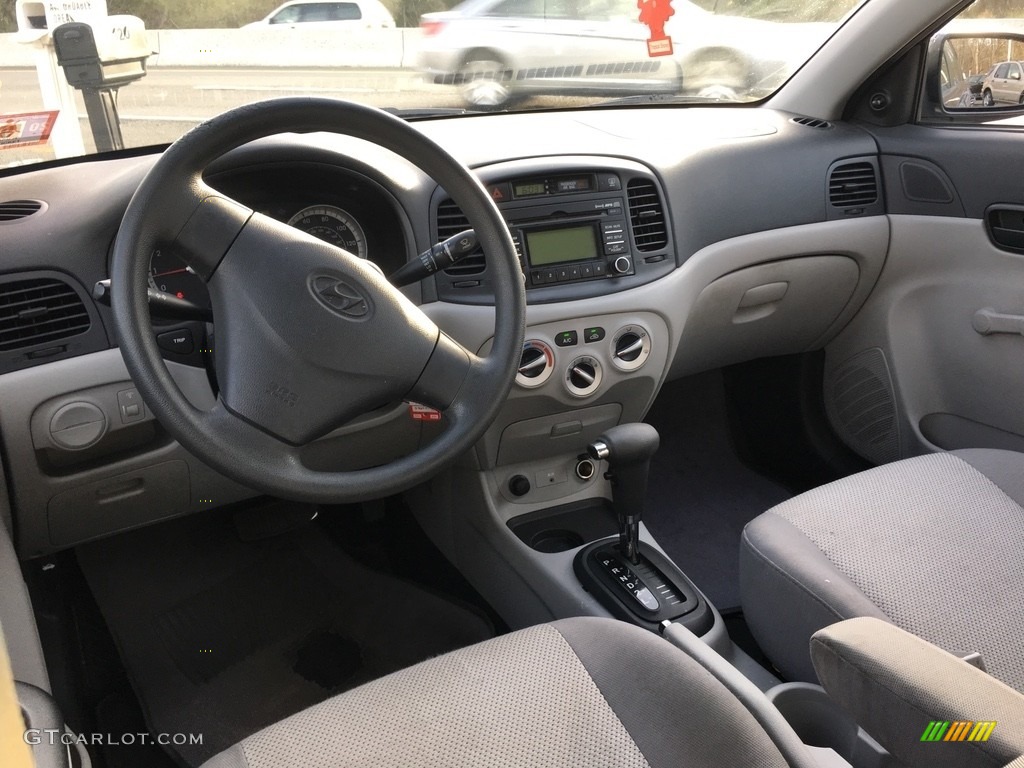 2009 Accent GLS 4 Door - Dark Sapphire Blue / Gray photo #11