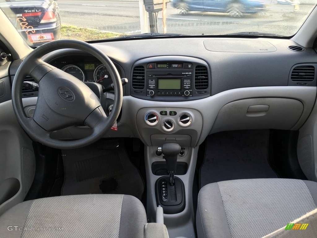 2009 Accent GLS 4 Door - Dark Sapphire Blue / Gray photo #12
