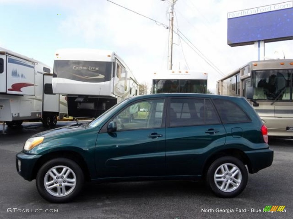 2003 RAV4  - Rainforest Green Pearl / Taupe photo #2