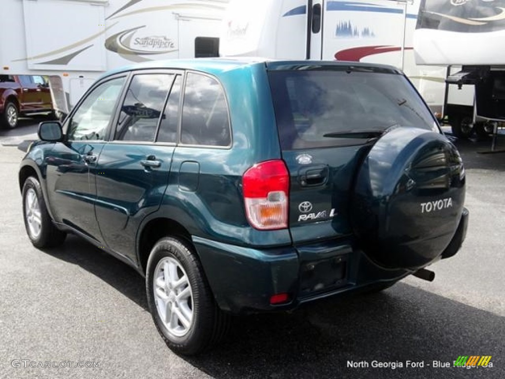 2003 RAV4  - Rainforest Green Pearl / Taupe photo #3