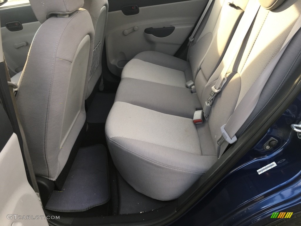 2009 Accent GLS 4 Door - Dark Sapphire Blue / Gray photo #18