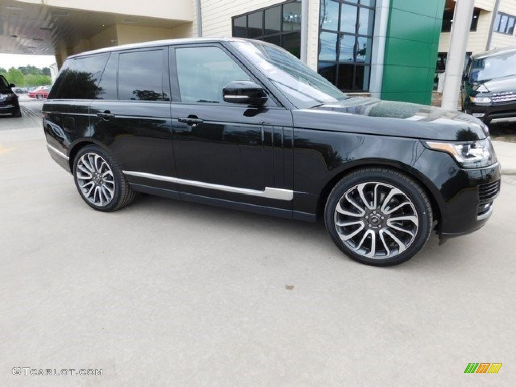 2016 Range Rover Supercharged - Santorini Black Metallic / Ebony/Ebony photo #1