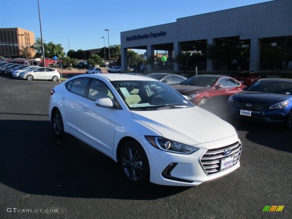 2017 Elantra SE - White / Beige photo #1