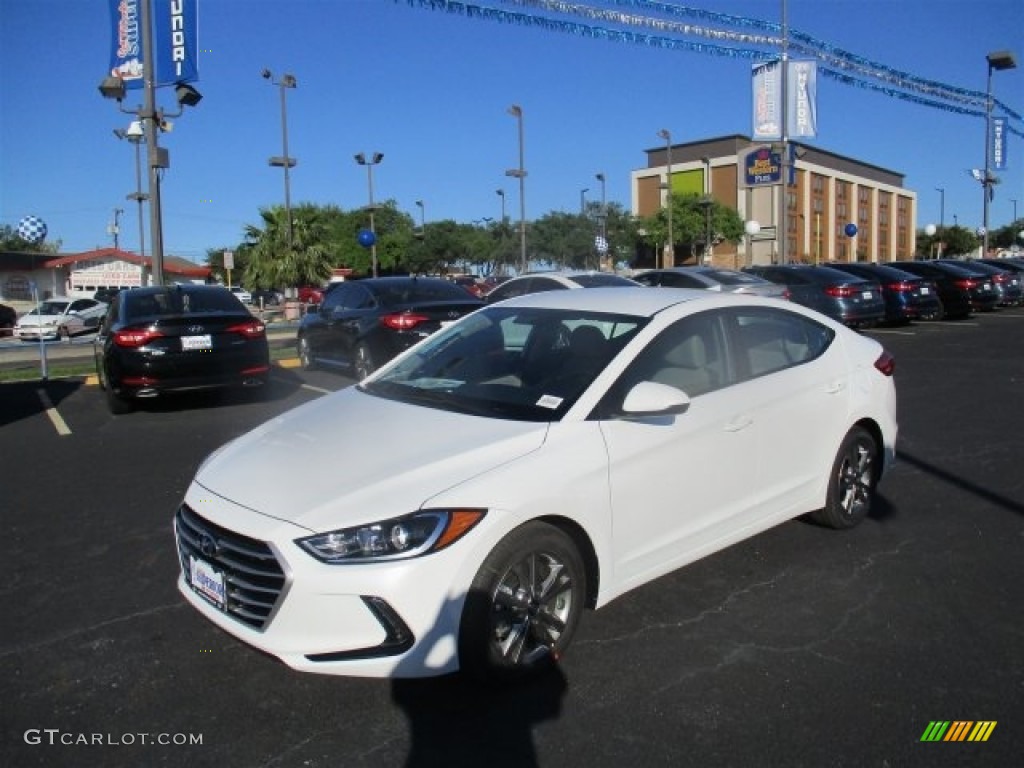 2017 Elantra SE - White / Beige photo #3