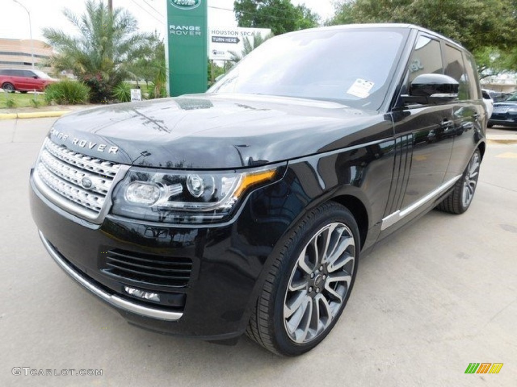 2016 Range Rover Supercharged - Santorini Black Metallic / Ebony/Ebony photo #11