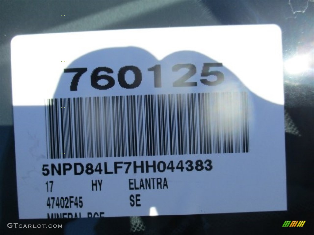 2017 Elantra SE - Beige / Beige photo #21