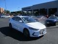 2017 White Hyundai Elantra SE  photo #1