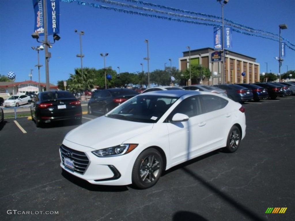 2017 Elantra SE - White / Gray photo #3