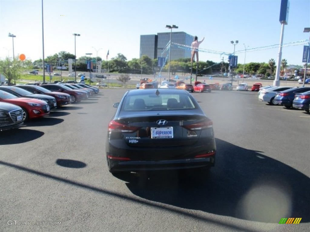 2017 Elantra Limited - Black / Black photo #6