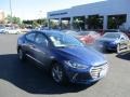 2017 Lakeside Blue Hyundai Elantra SE  photo #1