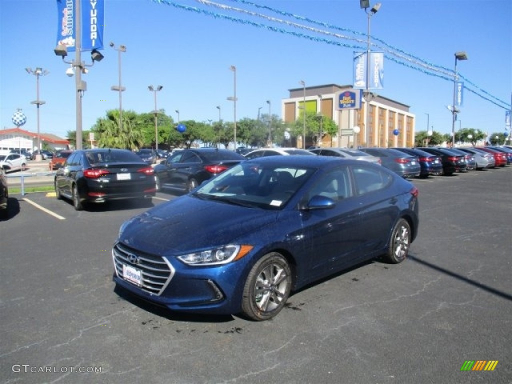 2017 Elantra SE - Lakeside Blue / Gray photo #3