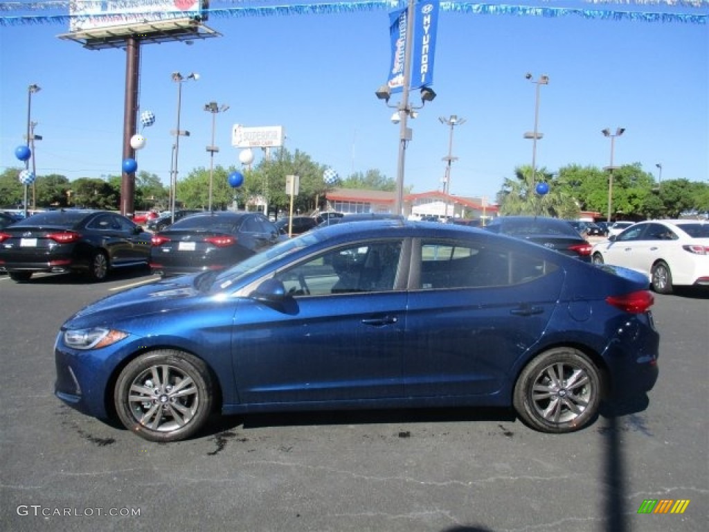 2017 Elantra SE - Lakeside Blue / Gray photo #4