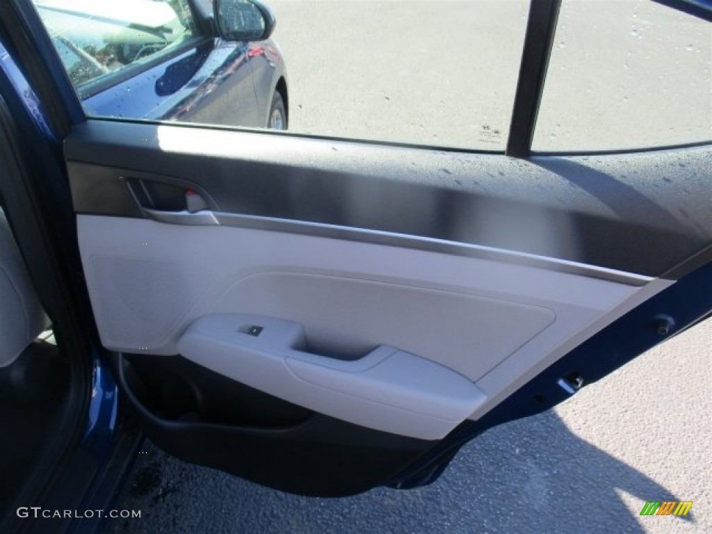2017 Elantra SE - Lakeside Blue / Gray photo #13