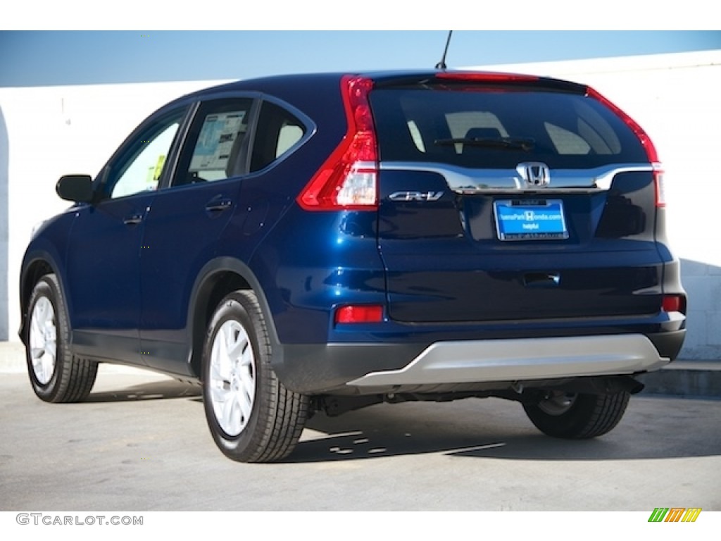 2016 CR-V EX - Obsidian Blue Pearl / Gray photo #2