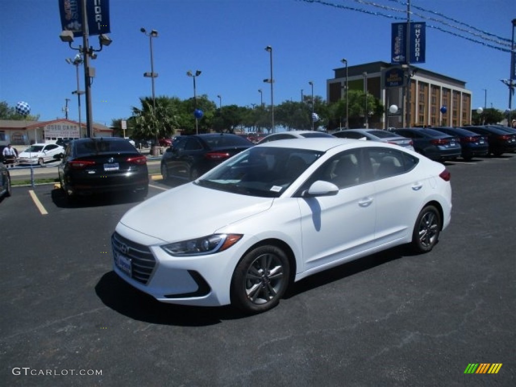 2017 Elantra SE - White / Beige photo #3