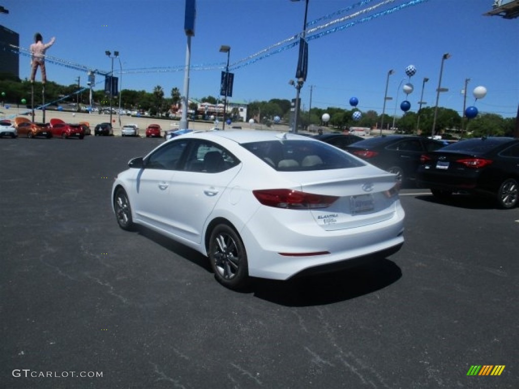 2017 Elantra SE - White / Beige photo #6