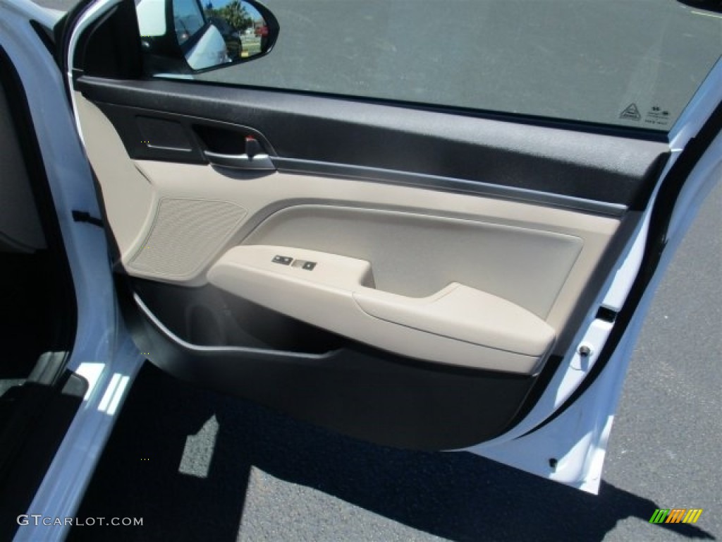 2017 Elantra SE - White / Beige photo #11