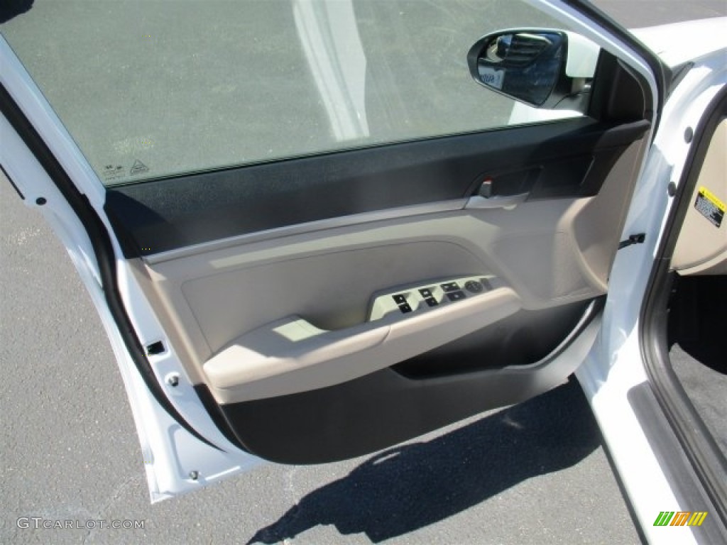 2017 Elantra SE - White / Beige photo #17