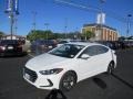 2017 White Hyundai Elantra SE  photo #3