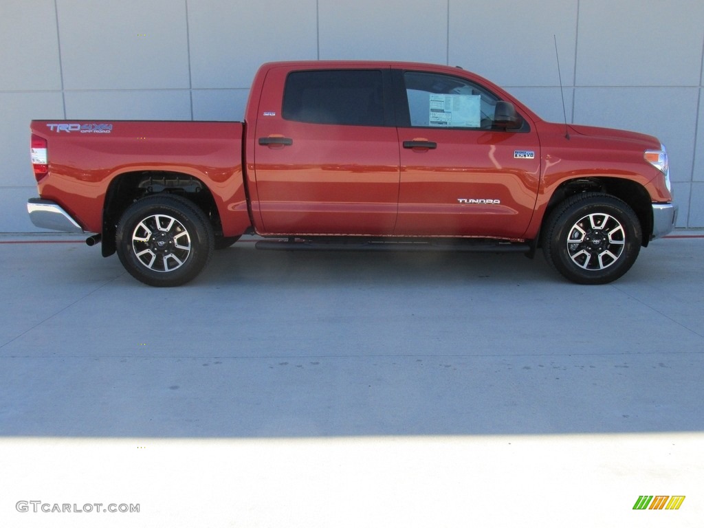 2016 Tundra SR5 CrewMax 4x4 - Inferno Orange / Black photo #3