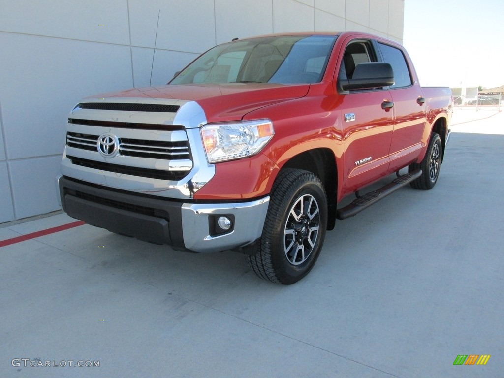 2016 Tundra SR5 CrewMax 4x4 - Inferno Orange / Black photo #7