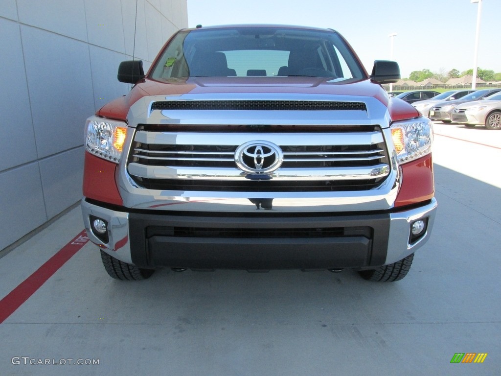 2016 Tundra SR5 CrewMax 4x4 - Inferno Orange / Black photo #8