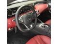 designo Bengal Red/Black 2015 Mercedes-Benz S 63 AMG 4Matic Coupe Interior Color
