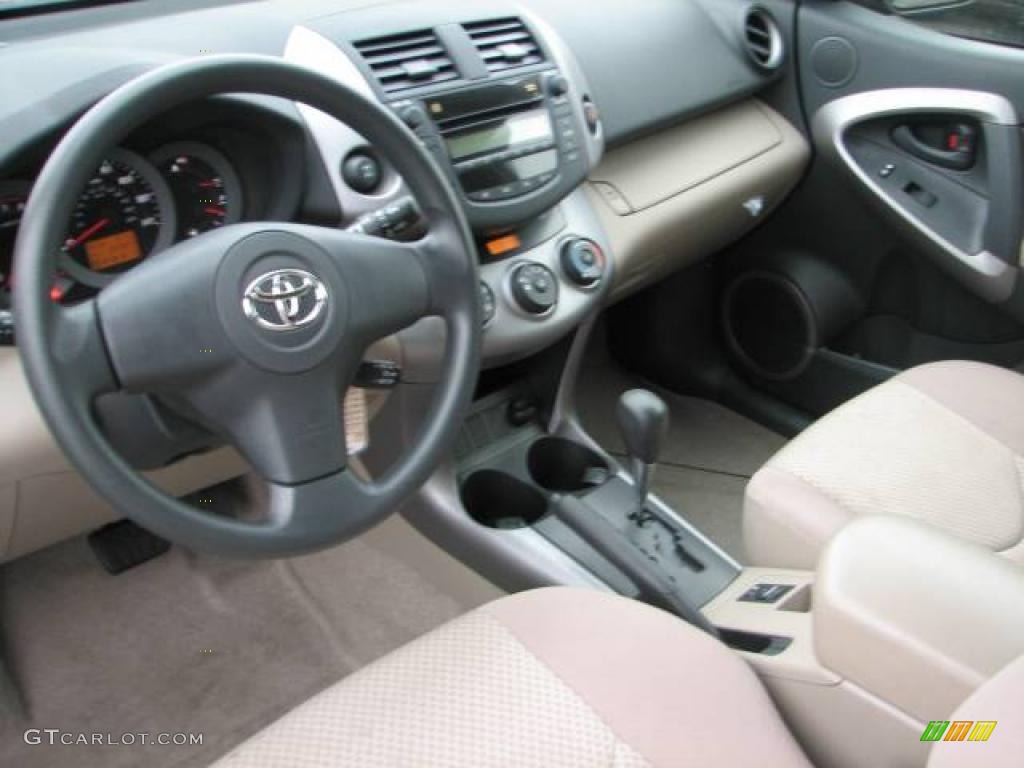 2008 RAV4 4WD - Black / Taupe photo #7