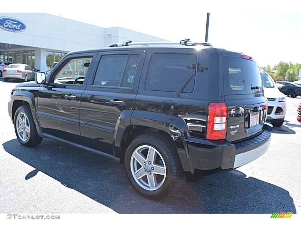 2007 Patriot Limited 4x4 - Black Clearcoat / Pastel Slate Gray photo #5