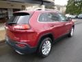 2015 Deep Cherry Red Crystal Pearl Jeep Cherokee Limited 4x4  photo #2