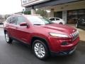 2015 Deep Cherry Red Crystal Pearl Jeep Cherokee Limited 4x4  photo #8