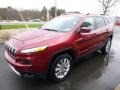 2015 Deep Cherry Red Crystal Pearl Jeep Cherokee Limited 4x4  photo #10
