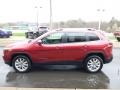2015 Deep Cherry Red Crystal Pearl Jeep Cherokee Limited 4x4  photo #11