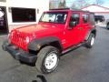 Flame Red - Wrangler Unlimited X 4x4 Photo No. 2