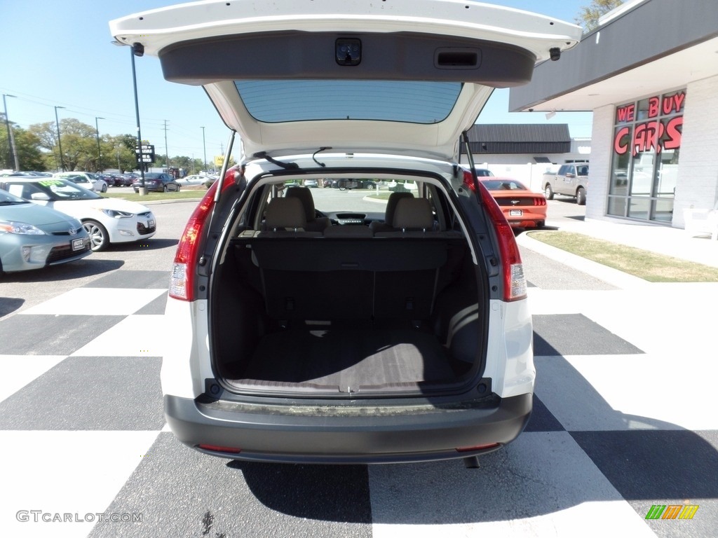 2013 CR-V EX - White Diamond Pearl / Beige photo #5