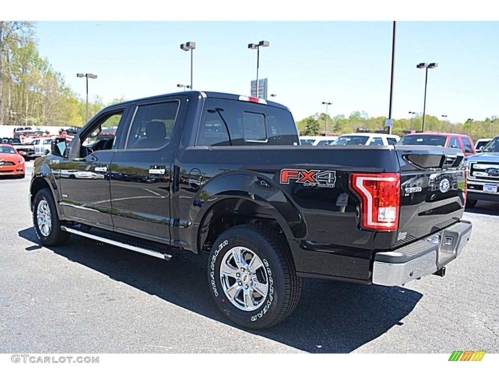 2016 F150 XLT SuperCrew 4x4 - Shadow Black / Medium Earth Gray photo #23