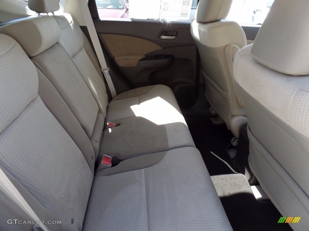 2013 CR-V EX - White Diamond Pearl / Beige photo #14