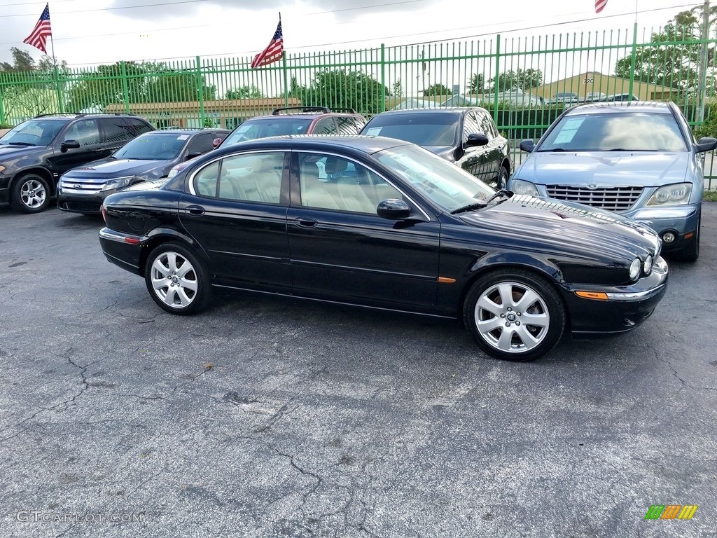 2005 X-Type 3.0 - Ebony Black / Champagne photo #5