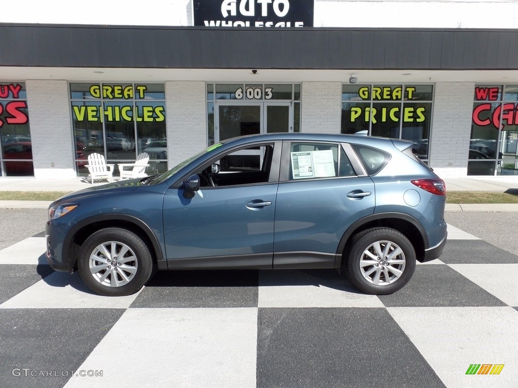 2016 CX-5 Sport - Blue Reflex Mica / Black photo #1