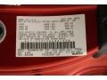  2011 Eclipse GS Coupe Rave Red Color Code X1P