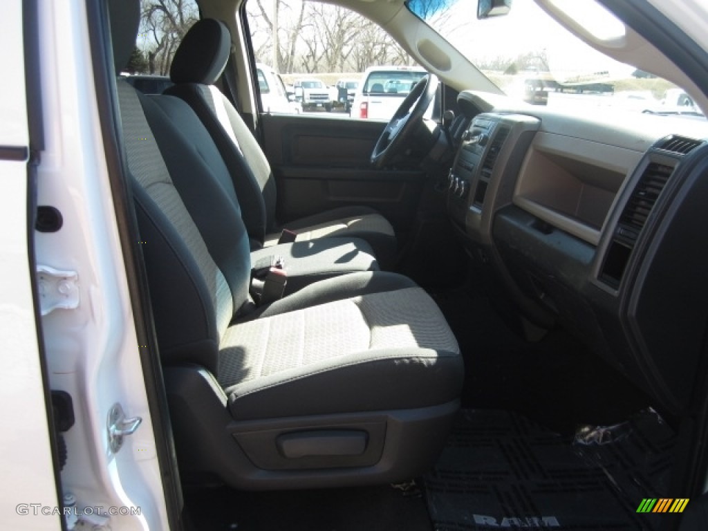 2011 Ram 1500 ST Quad Cab 4x4 - Bright White / Dark Slate Gray/Medium Graystone photo #14