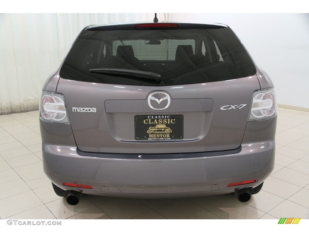2008 CX-7 Touring - Galaxy Gray Mica / Black photo #13
