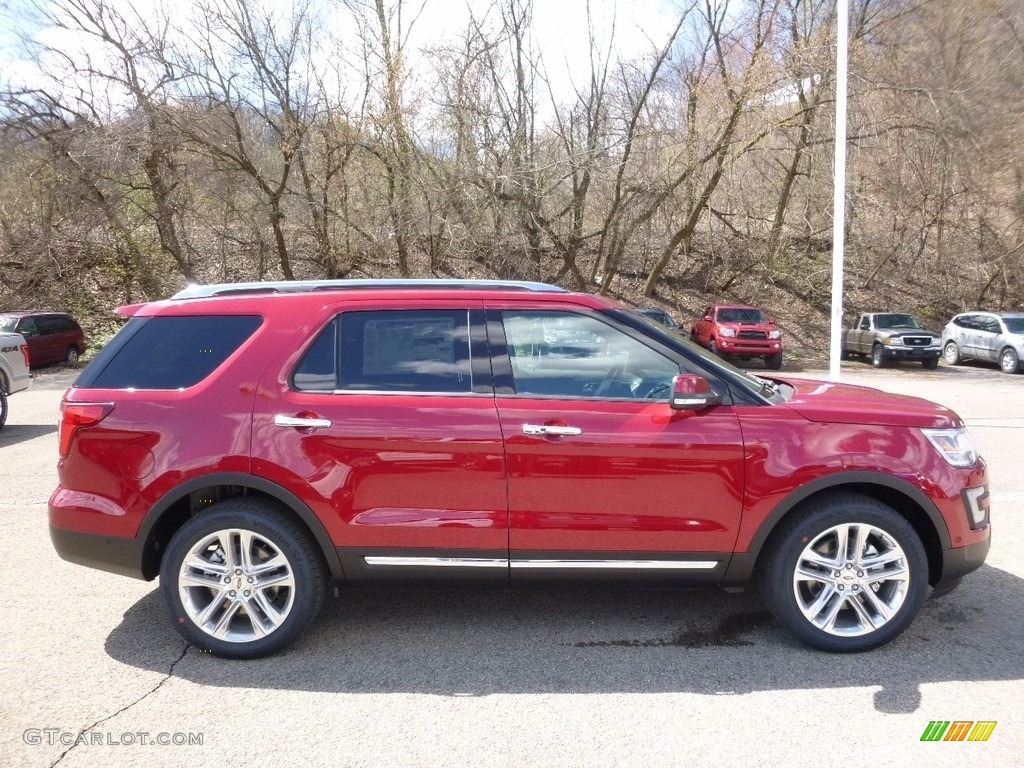 2016 Explorer Limited 4WD - Ruby Red Metallic Tri-Coat / Ebony Black photo #1