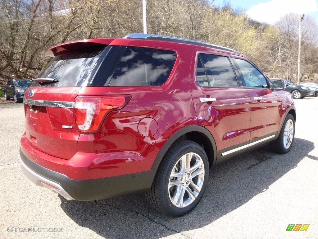 2016 Explorer Limited 4WD - Ruby Red Metallic Tri-Coat / Ebony Black photo #2