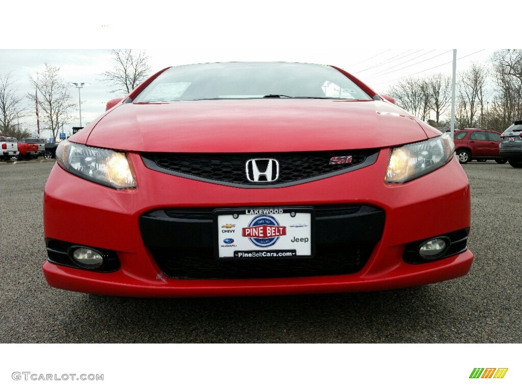 2012 Civic Si Coupe - Rallye Red / Black photo #2