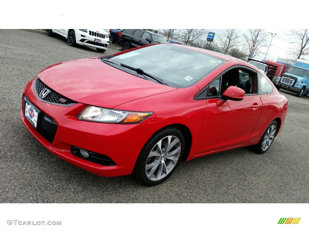 2012 Civic Si Coupe - Rallye Red / Black photo #3