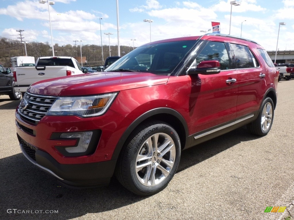 2016 Explorer Limited 4WD - Ruby Red Metallic Tri-Coat / Ebony Black photo #6